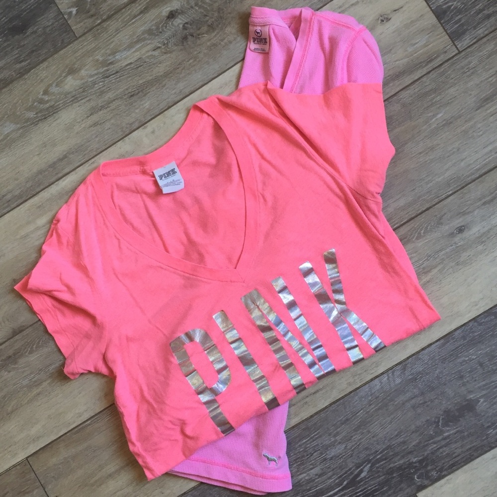 BOGO Victoria’s Secret Pink tshirt, Free VS Henley